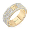 Michael M 14K Yellow Gold Diamond Men's Wedding Band MB119