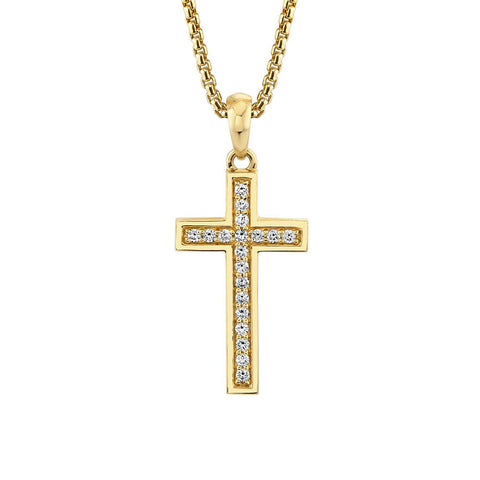 Michael M Men's Pave Diamond Cross MP240