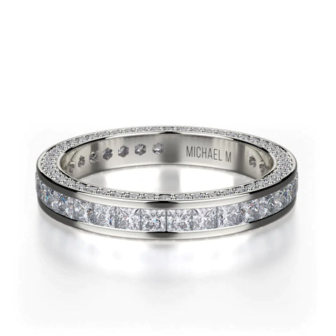 Michael M Eternity Ladies Wedding Band R431BF