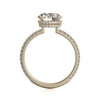 Michael M Crown Round Center Diamond Engagement Ring R747-1.5