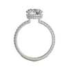 Michael M Crown Round Center Diamond Engagement Ring R747-1.5