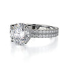 Michael M Crown Round Center Diamond Engagement Ring R747-1.5