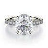 Michael M CROWN Diamond Engagement Ring R751-2-OV