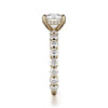 Michael M Crown 18K White Gold Diamond Engagement Ring R782-1.5