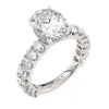 Michael M Montage Oval Center Diamond Engagement Ring R795S-3