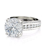 Michael M CROWN Round Center Diamond Engagement Ring R797-4