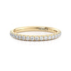 Michael M Crown Halfway Diamond Ladies Wedding Band R800B