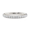 Michael M Crown Halfway Diamond Ladies Wedding Band R800B