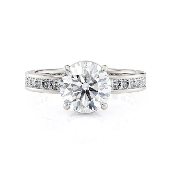 Michael M Montage Round Center Engagement Ring R821-2