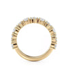 Michael M 18K Yellow Gold 1/2 Way Diamond Wedding Band R823B