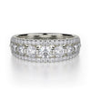Michael M Ladies 1/2 Way Diamond Wedding band R306B