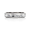Michael M Baguette and Round Diamond Wedding Band R835B