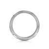 Michael M Baguette and Round Diamond Wedding Band R835B
