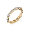 Michael M Ladies 1/2 Way Diamond Wedding Band R837B