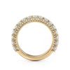 Michael M 18K Yellow Gold Diamond Wedding Band R901B