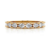 Michael M 1/2 Way Pear-Shaped Diamond Wedding Band R905B