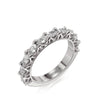 Michael M 1/2 Way Pear-Shaped Diamond Wedding Band R905B