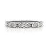 Michael M 1/2 Way Pear-Shaped Diamond Wedding Band R905B
