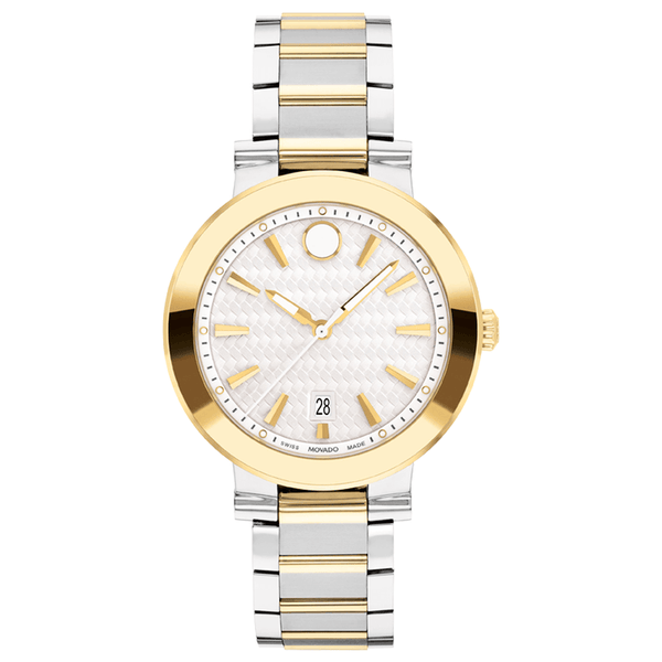 Movado Vizio Two-Tone Quartz Women's Watch 0607637