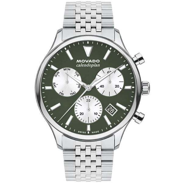 Movado Heritage Calendoplan Chronograph Men's Watch 3650166