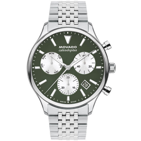 Movado Heritage Calendoplan Chronograph Men's Watch 3650166