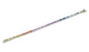 14K White Gold Multicolor Sapphire and Diamond Gemstone Bracelet, 7.68ct, 13.19g