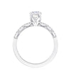 Tacori Coastal Crescent Oval Center Solitaire Engagement Ring P104OV7X5FW