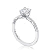 Tacori Coastal Crescent Oval Center Solitaire Engagement Ring P104OV7X5FW