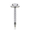 Michael M Monaco Cushion Halo Diamond Engagement Ring R614-2