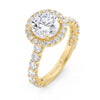 Michael M Europa Halo Diamond Engagement Ring R801-2