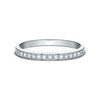 14K White Gold Ladies Eternity Wedding Band 52280014KW07