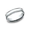 Benchmark 14K White Gold High Polish 6mm Men's Wedding Band CF1560814KW