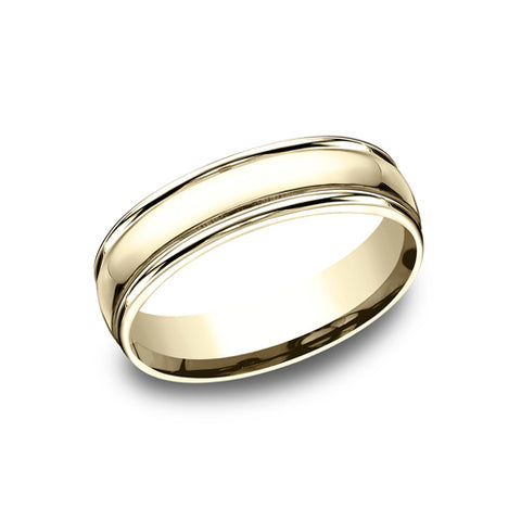Benchmark 14K Yellow Gold Men's Wedding Band CF1560814KY