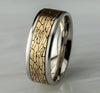 Benchmark Two-Tone Fractured Rock Pattern 8mm Men's Band CF81837414KWY
