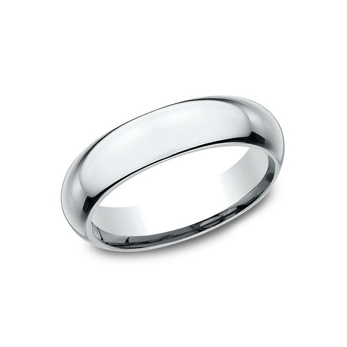 Benchmark High Dome Comfort Fit 5mm Men's Band HDCF15014KW