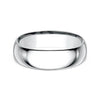 Benchmark 14K White Gold Regular Dome Comfort-Fit 7MM Men's Wedding Band LCF17014KW