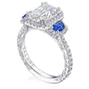 Tacori Platinum Emerald 3-Stone Engagement Ring HT2679EC95X7BS