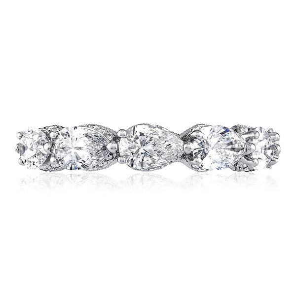 Tacori Classic Crescent RoyalT Pear Cut Diamond Eternity Band HT26437512