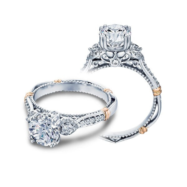 Verragio Parisian 14K White Gold Diamond Engagement Ring D-128