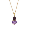 Vianna Brasil 18K Yellow Gold Rhodolite Pendant Necklace Y1210ARO.P1