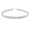 14K White Gold Diamond Tennis Bracelet (8.70 Ct T.W.)