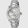 Gucci Dive Watch 40MM Silver Dial with Bee Stainless Steel Watch YA136354