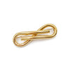 Estate 18K Yellow Gold Italian Infinity Pin