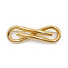 Estate 18K Yellow Gold Italian Infinity Pin