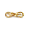 Estate 18K Yellow Gold Italian Infinity Pin