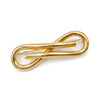 Estate 18K Yellow Gold Italian Infinity Pin