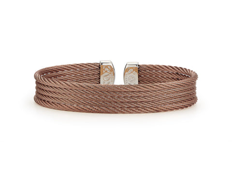 ALOR Chocolate Cable Cuff Essentials 5-Row Mini Cuff 04-55-0605-00