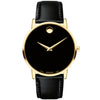Movado Museum Classic 40mm Yellow Gold PVD Men's Watch 0607271