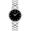 Movado Faceto Black Dial Diamond Women's Watch 0607484