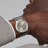 Movado SE Grey Dial Two Tone Men's Watch 0607514